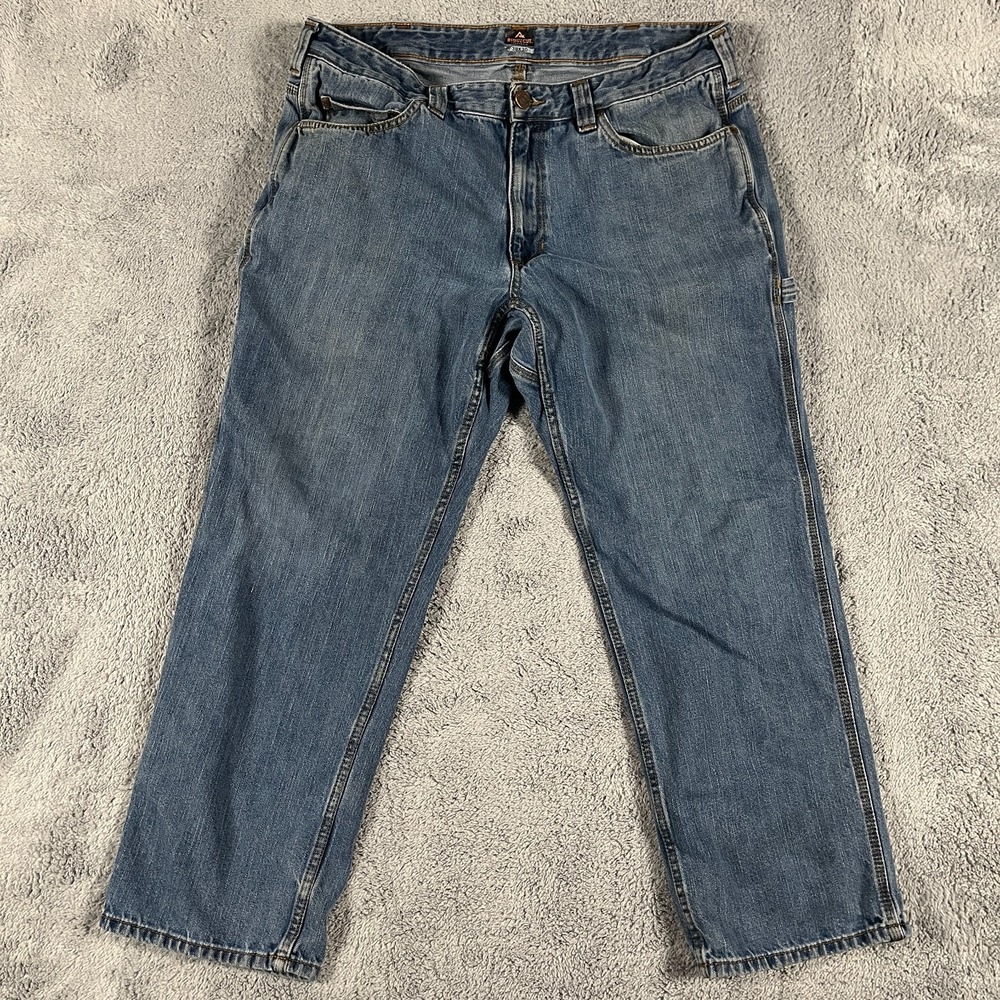 Ridgecut Toughwear Jeans Men's Ultra Tough 38x30 Relaxed Fit Carpenter